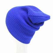 Wholesale Royal Blue Men Ladies Knitted Woolly Winter Slouch BeanieHat