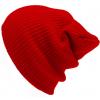 Red Mens Ladies Knitted Woolly Winter Slouch Beanie Hat Cap