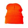 Orange Plain Colour Casual Beanie Hat Winter Warm Woolly Hat