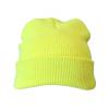 Yellow Plain Colour Casual Beanie Hat Winter Warm Woolly Hat