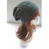 Beige Men Ladies Knitted Woolly Winter Slouch Beanie Hat Cap wholesale fashion accessories