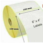 Wholesale 500 Labels Tube Core 25mm Royal Mail Labels Compatible 4x6