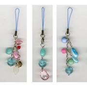 Wholesale Pink And Turquoise Mixed Phone Charms