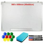 Wholesale 900 X 600mm Magnetic Whiteboard White Board Dry Wipe Office