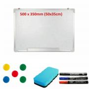 Wholesale 500 X 350mm Magnetic Whiteboard White Board Dry Wipe Office