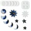 3pcs Diy Star SunMoon Epoxy Silicone Moulds Jewellery Making