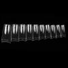 500 Artificial Clear UV Gel French False Acrylic Nail Tips