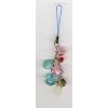 Turquoise And Pink Phone Charms