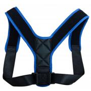 Wholesale Blue Unisex Adjustable Magnetic Posture Back Support Brace 