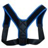 Blue Unisex Adjustable Magnetic Posture Back Support Brace 