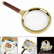 Wholesale 90mm Big Large Handheld Magnifying Glass 15x Lens Magnifier 