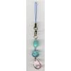 Pink And Turquoise Phone Charms