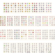 Wholesale  90 Sheets 1000 Patterns Kids Waterproof Temporary Tattoos
