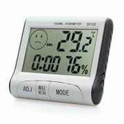 Wholesale Digital Thermometer Indoor Home Clock Hygrometer Humidity