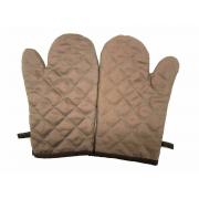 Wholesale 1 Pair Brown Kitchen Oven Gloves Mitts Kitchen Cooking Pot