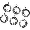 6 Pack Replacement Door Handle Springs 2.5 Turn Lever Latch