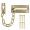 Brass Chain Front Door Restrictor Lock Latch Slide Catch
