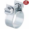 10 X 11mm-13mm Mini Fuel Line Jubilee Hose Clips Clamp  wholesale pipes