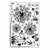 Flying Dandelion Wall Stickers Flower Butterfly Wall Decal 