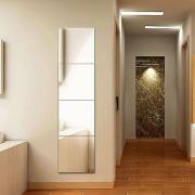 Wholesale 4x Glass Mirror Tile Wall Sticker Square Self Adhesive Stick