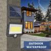 120 Led Solar Powered Led Motion Sensor Garden Wall Light 