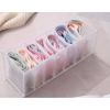 7 Grid White Wardrobe Organiser Box Underwear Boxes Drawer