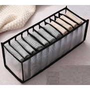 Wholesale 11 Grid Black Wardrobe Organiser Box Underwear Boxes Drawer 