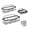 Pack Of 3 Shelves Self Adhesive Wall Mounted Shelf Organizer wholesale construction
