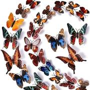 Wholesale 36 Pieces 3D Butterfly Wall Stickers Wall Butterflies Girls
