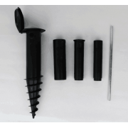Wholesale Ground Spike Rotary Screw In Base Clothes Washing Parasol