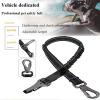 Dog Seat Belt Car Safety Harness Restraint Durable With Anti
