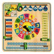 Wholesale Kids Children Educational Wooden Calendar Board With Season