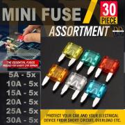 Wholesale  30 X Car Bike Auto Mixed Assorted Fuse Automotive Mini