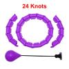 Fitness Smart Hula Hoop 24Knots Detachable Hoops Lose Weight