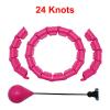 Fitness Smart Hula Hoop 24Knots Detachable Hoops Lose Weight