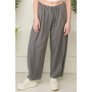 Wholesale Plain Layered Knitted Cotton Trousers