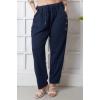 Plain Pocket Button Detail Cotton Trousers wholesale shorts