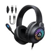 Wholesale Xclio RGB Over-Ear Noise Cancelling Gaming Headset USB Black