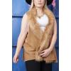 Plain Faux Fur Acrylic Vest