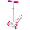 Ozbozz Light Burst 3 Wheel Light Up Scooter - Pink / White