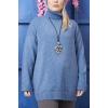 Plain Knitted Tunic Jumper