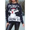 Im Sexy And Snow Patern XMAS Ribbed Jumper wholesale christmas