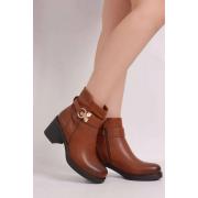 Wholesale Faux Leather Look Heel Boots