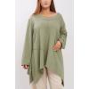Plain Hankey Hem Cotton Top