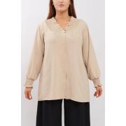 Wholesale Plain Shirred Cuffs Shirt