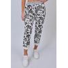 Leaf Print Drawstring Cotton Trousers wholesale shorts