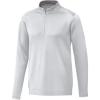 Original Adidas AD033 Mens Club Zip Sweatshirts White wholesale apparel