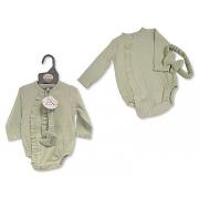 Wholesale Baby Girls Long-Sleeved Bodyvest With Headband