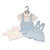 Baby Boys Shorts Set With Suspenders