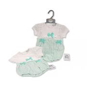 Wholesale Baby Girls Short Romper With Lace And Bows